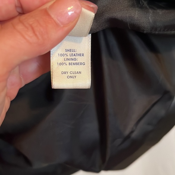 Rebecca Minkoff Size 8 Black Leather Mini Dress. - Picture 5 of 6